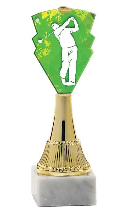 Trofej zlatej farbyPLEXI golf